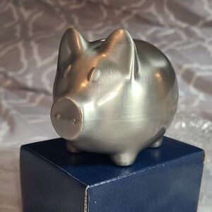 Silver Piggy Bank